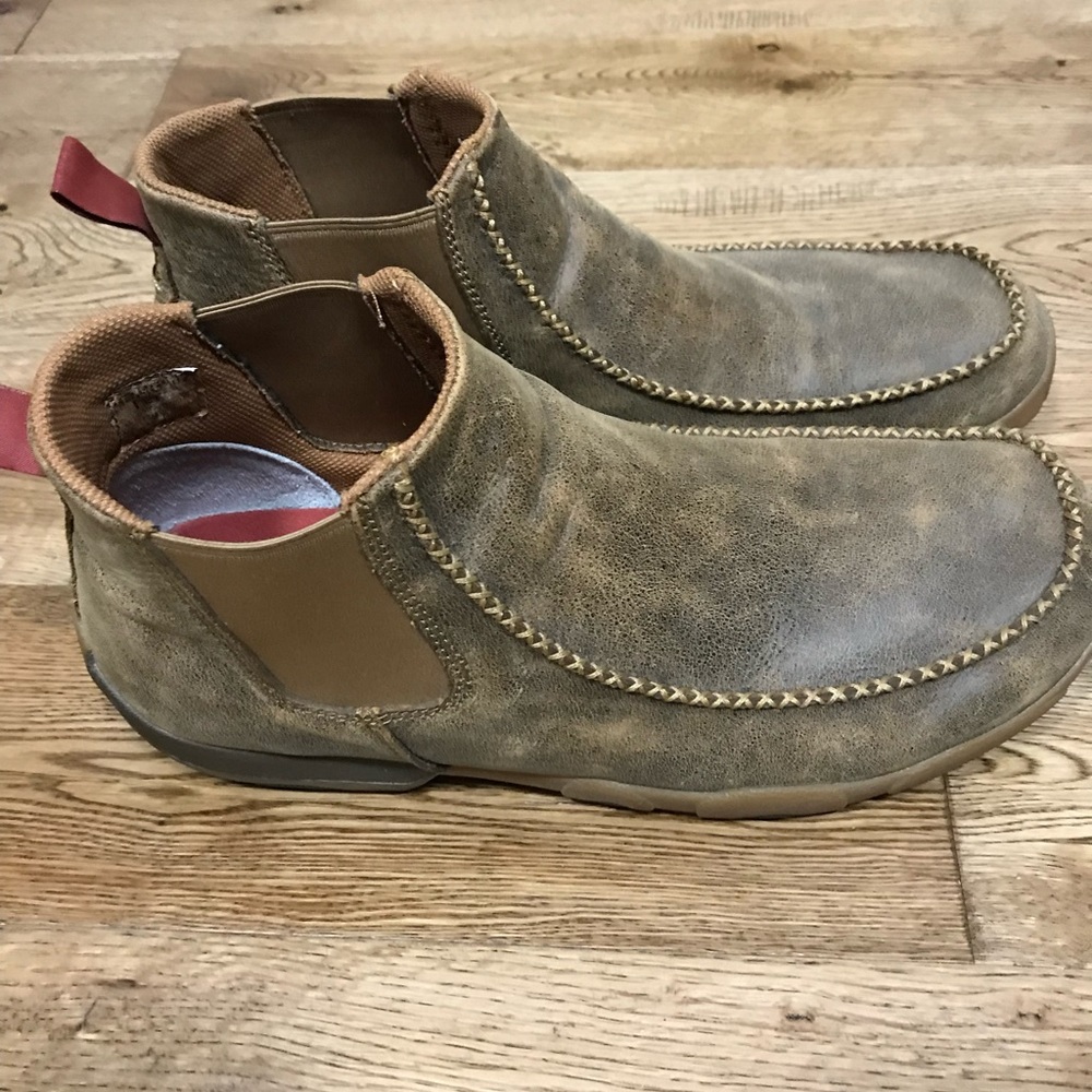 Mens size 12, Twisted Boots,